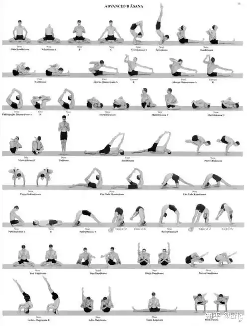 阿斯汤伽瑜伽体式图谱全集