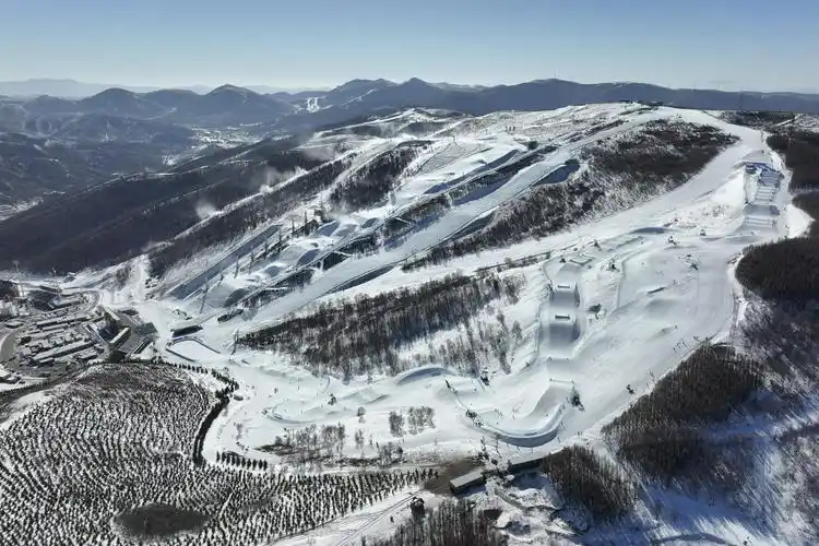 云顶滑雪公园航拍 陈亮 刘帆 摄