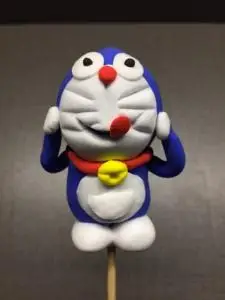 哆啦a梦面塑摆件饰品工艺品车饰儿童玩具捏面人包邮男女朋友礼物