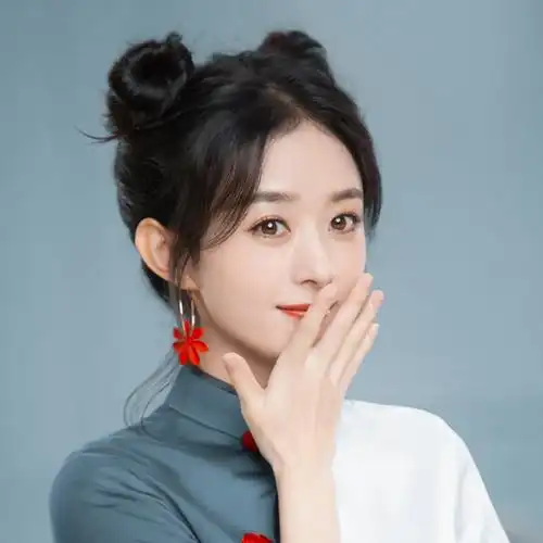 赵丽颖可爱双丸子头(哪吒发型)|必胜客广告
