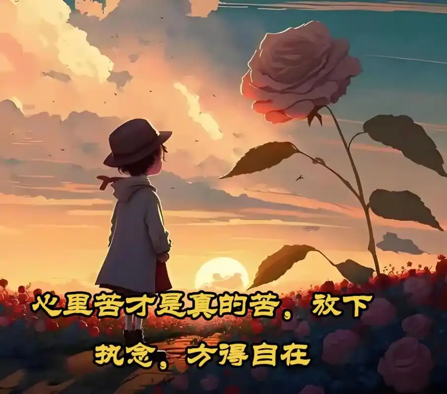 心里苦才是真的苦,放下执念,方得自在 一个人如何看待苦难