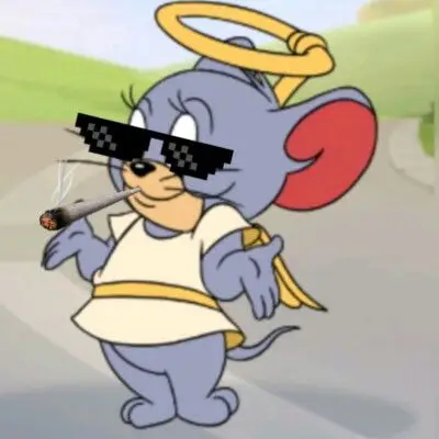 猫和老鼠游戏戴墨镜衔烟的团头 天使泰菲