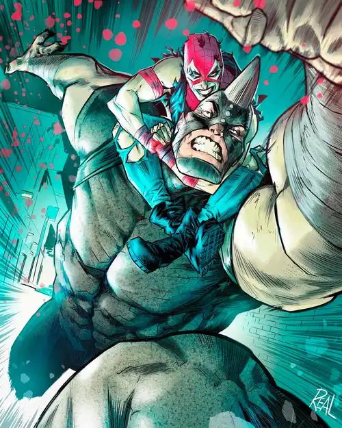 josereal超级英雄动漫人物插画作品