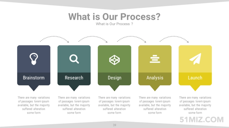 169宽屏简约并列关系ppt图文排版
