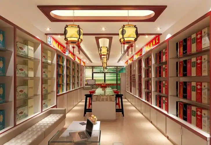 中式风格名烟酒店装修效果图