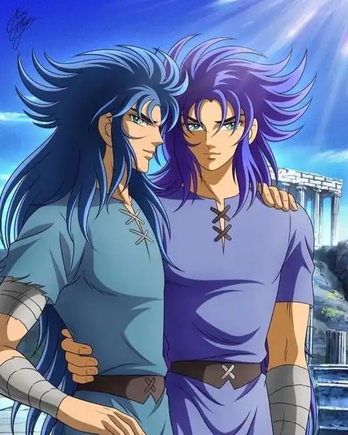 祝撒加和加隆生日快乐