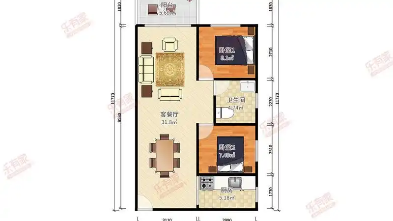 馨园二期户型图