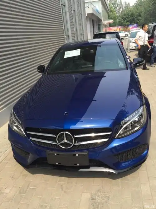 【图】宝石蓝c200标轴已到店_奔驰c级论坛_汽车之家论坛