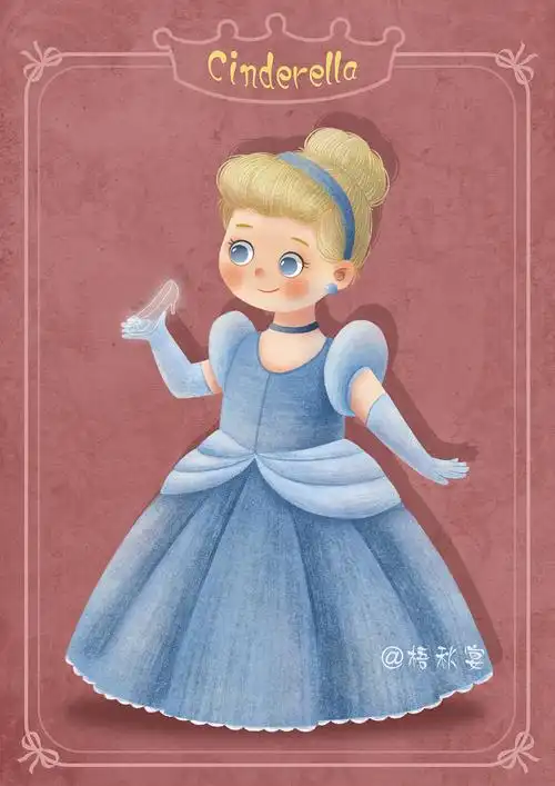 仙蒂公主迪士尼公主系列插画2