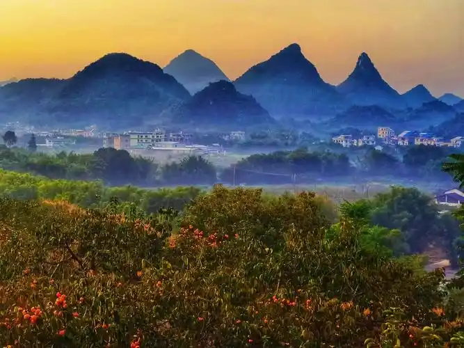 广西恭城旅游篇之三——恭城日出