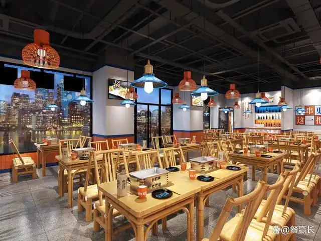 串店装潢设计有格调串串店装修图