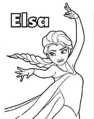 冰雪奇缘艾莎简易画手抄报小学生冰雪手抄报