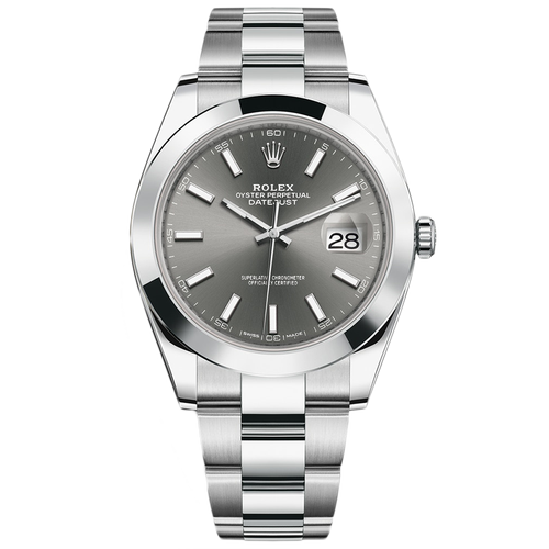 【二手99新】未使用劳力士日志型钢自动机械男表126300二手手表男奢侈