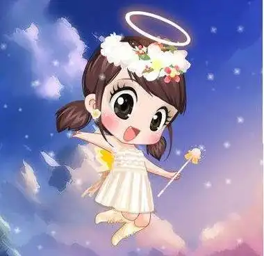 卡通手绘,母婴,小天使,可爱卡通小天使图片