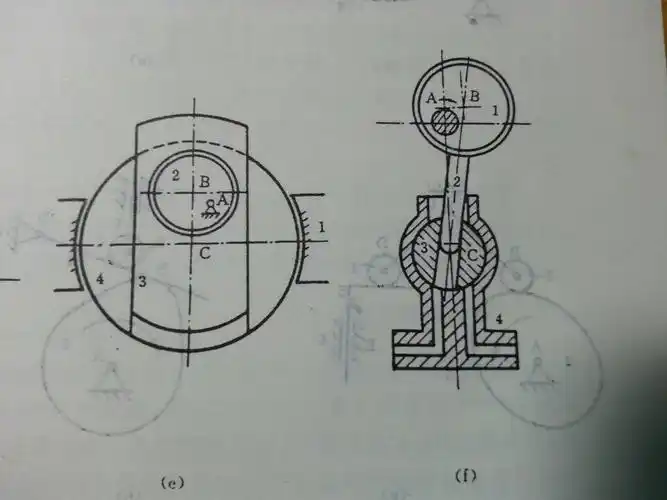 绘制机构的运动简图 大学机械原理