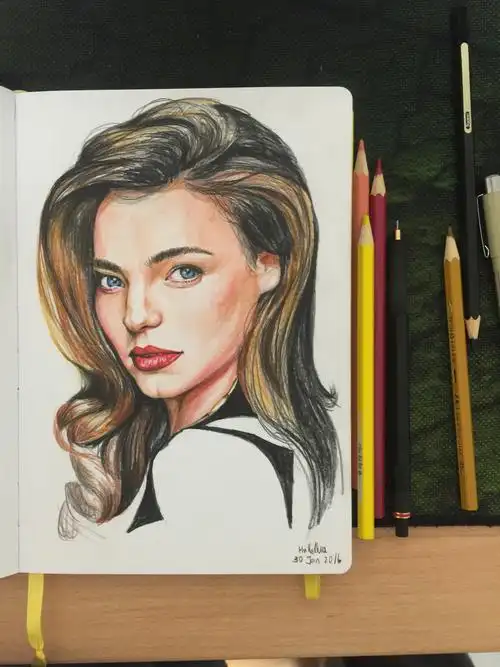 彩色铅笔人物 试验