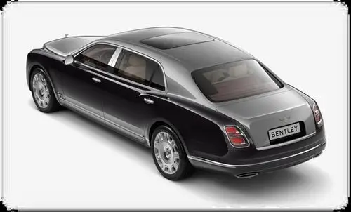 宾利慕尚ewb版旋风银配深李紫白棕双色现车优惠98万元