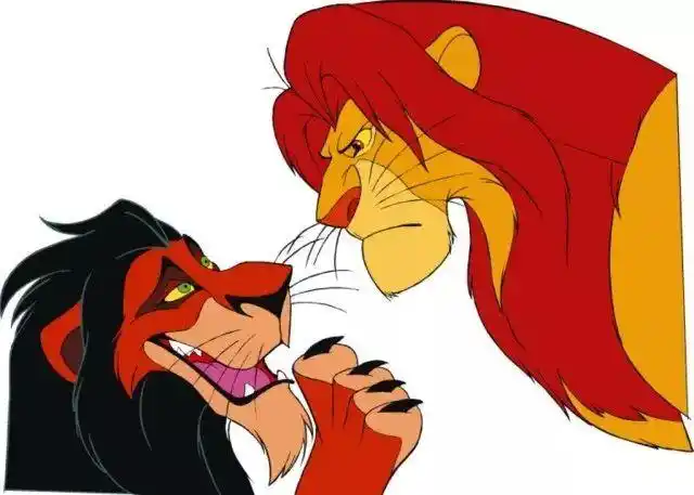 128动画电影趣配音十四狮子王片段3刀疤挑衅木法沙