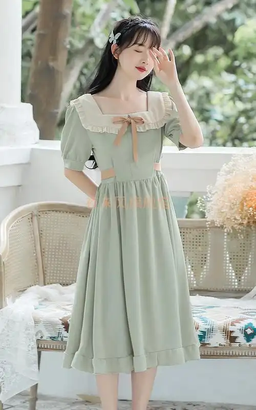 姐妹装闺蜜装裙子风辣妹连衣裙春季法式复古少女甜美裙子闺蜜春夏韩版