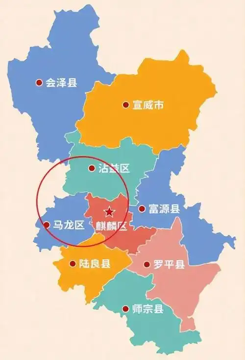 曲靖市的区划变动,云南省的第二大城市,为何有9个区县?