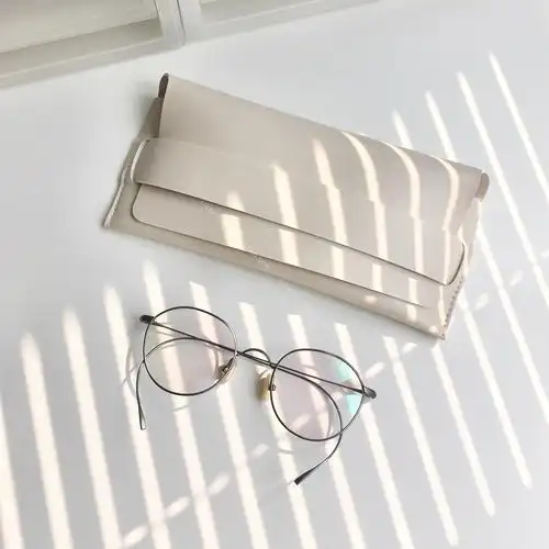 里脊vintage弯腿复古挂耳全钛眼镜灰色眼镜架