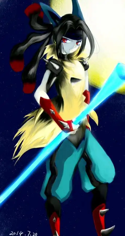 mega路卡利欧拟人 _ 似离离 _ 哔哩哔哩相簿