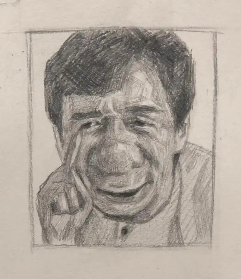 被迫营个业#表情包#成龙大哥 #素描 @抖音小助手 - 抖音