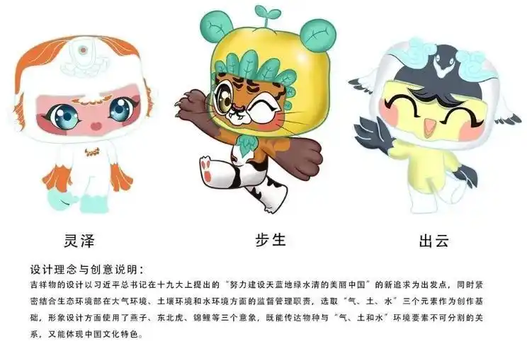 中国生态环境保护吉祥物等您来投票