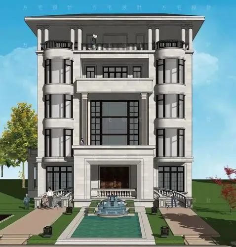 五层豪华典雅别墅 - 方宅设计