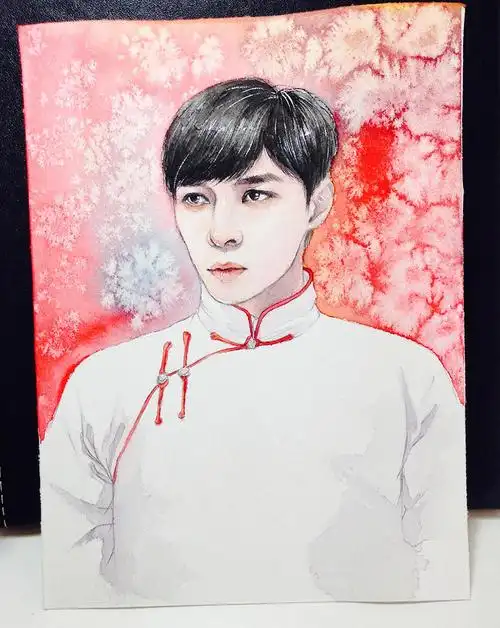 大学生手绘"老九门" 网友:表情太传神