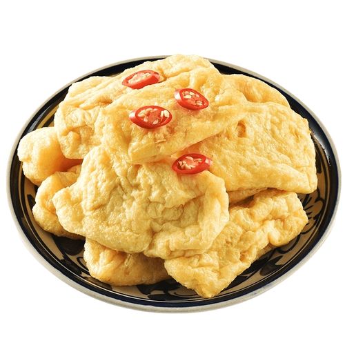 豆腐500g空心火锅豆泡丽水手工油豆泡石仓泡豆腐干