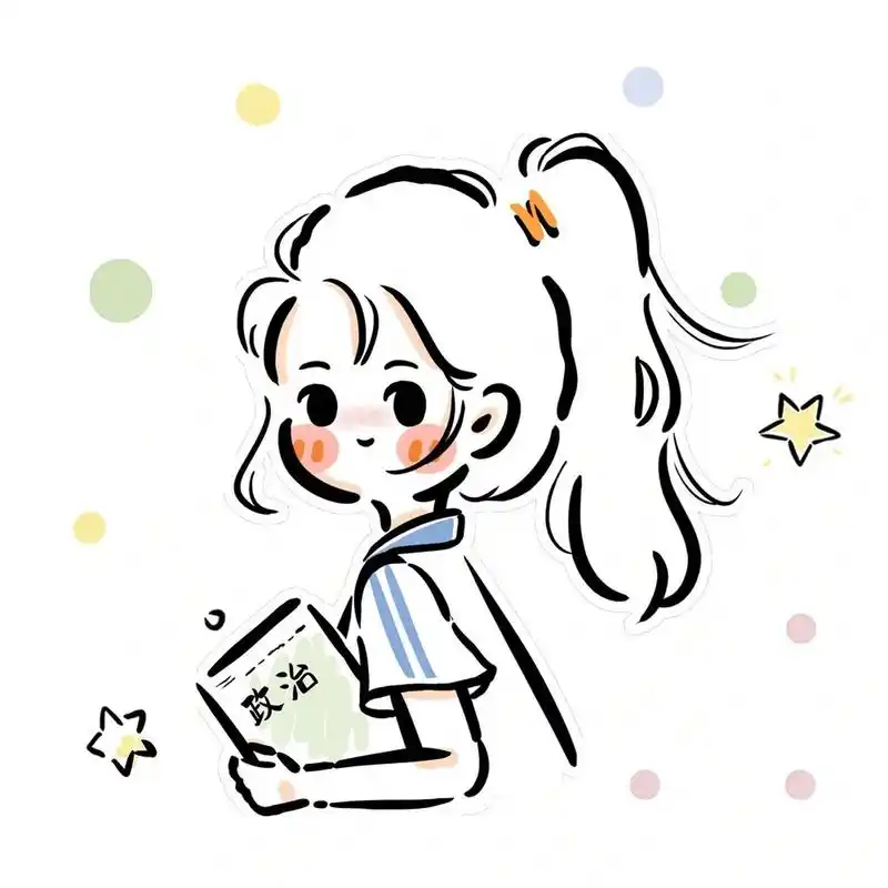 学生党简约风手绘头像 嗨嗨嗨,家人们,你们的头像推荐师林当又来更新