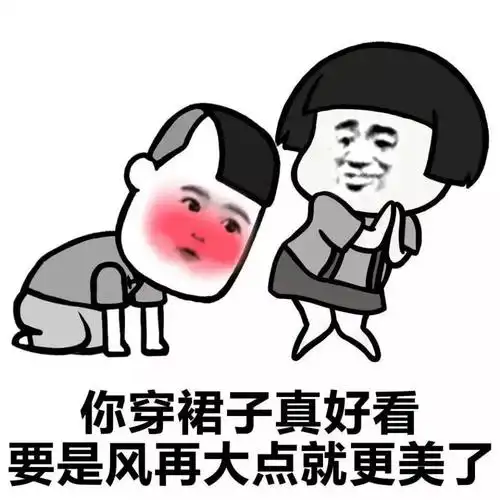 裙子- 斗图表情包 - 爱斗图 - adoutu.com