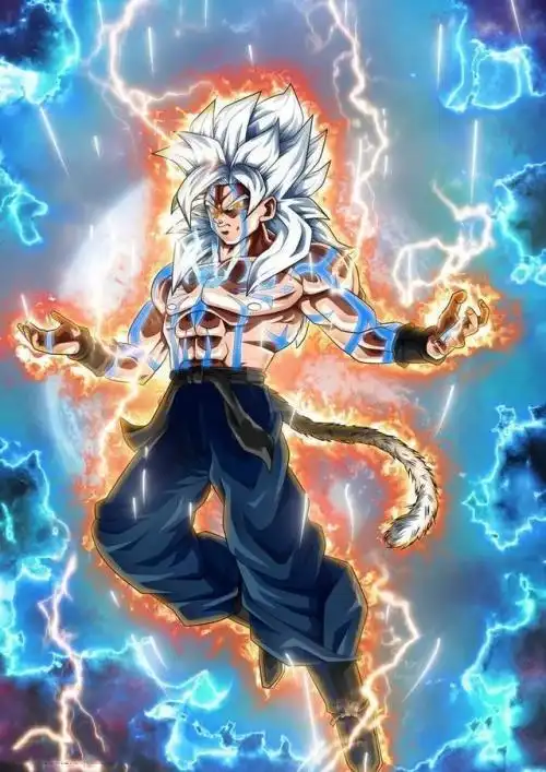 龙珠超卡卡罗特简笔画