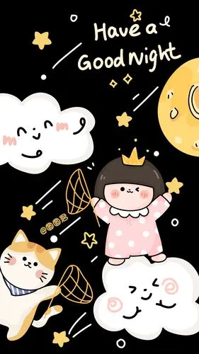 可爱女孩卡通壁纸