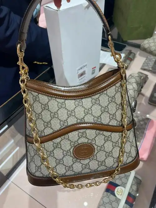 gucci新款水桶包