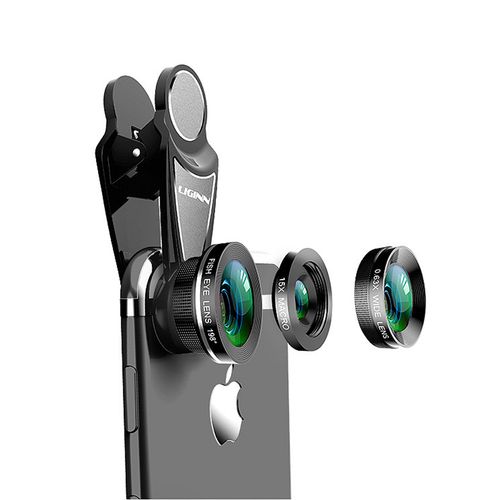 sanyk 高清三合一手机镜头套装广角微距鱼眼手持单反相机效果