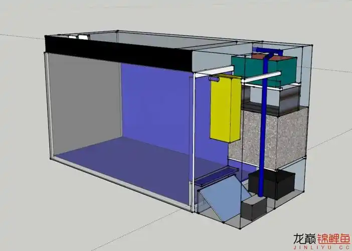 (上滤 侧滤)小地缸设计图,希望各位评点一下