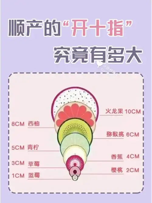 顺产的开十指究竟有多大