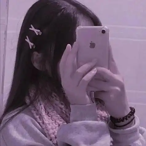 治愈系可爱女生真人遮脸头像图源小红书揽月