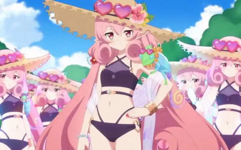 【公主连结】似似花泳装动画部分 ed全是nnk赞哦!