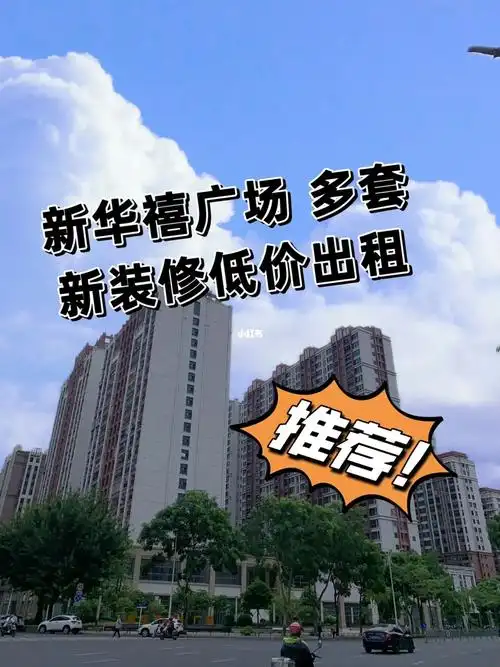自盘出租新华禧广场公寓12楼 46平 1房1 开价2400/月 全套齐有钥匙