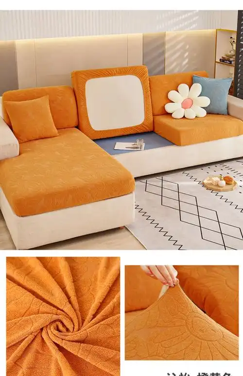 弹力沙发笠防尘简约现代2021新款沙发套罩全包套四季通用盖布青慕浅咖