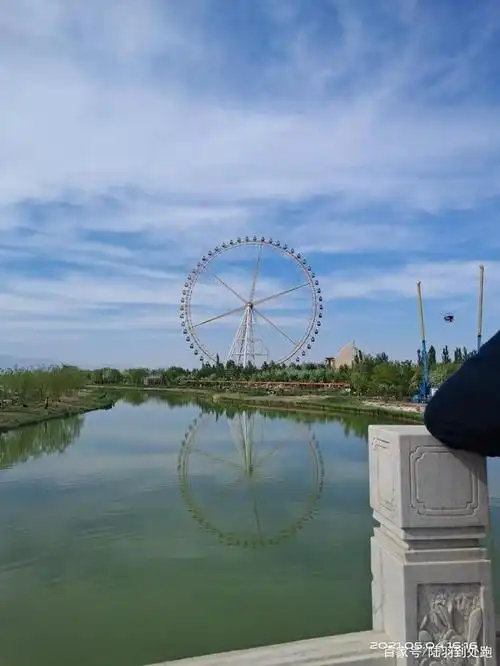 各式各样的游乐设施将银川阅海游乐场游玩景点宁夏欢乐岛游乐场阅海欢