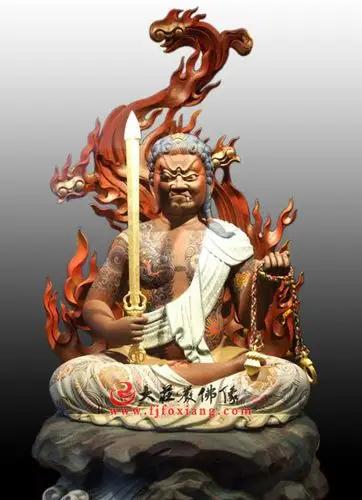 不动明王是谁的守护神,有什么寓意? - 大庄严佛像厂