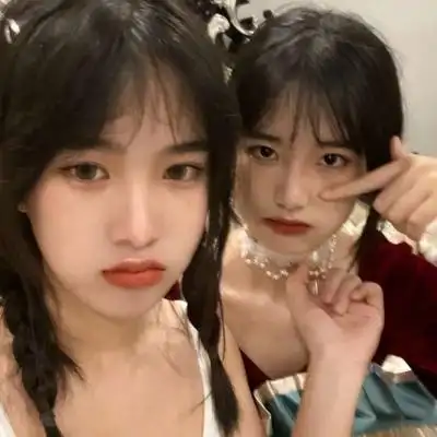 闺蜜头像真人二人高清双人闺蜜头像2人一对