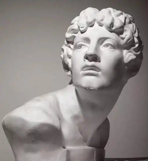 素描石膏像照片素材参考
