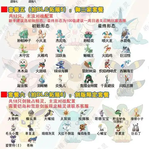 switch精灵宝可梦剑盾口袋妖怪定制交换闪光6v神兽极巨化home图鉴 dlc