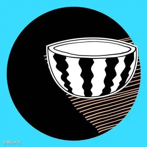 美味的西瓜儿童画