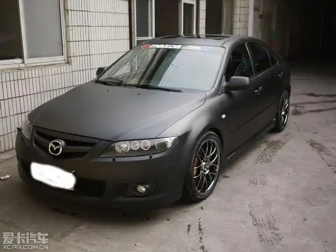 > 刚刚出炉的磨砂哑光黑马自达6